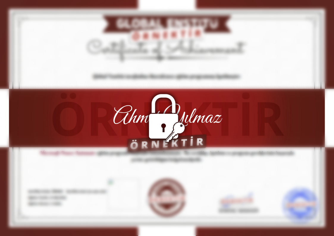 Örnek Microsoft Power Automate Sertifikası