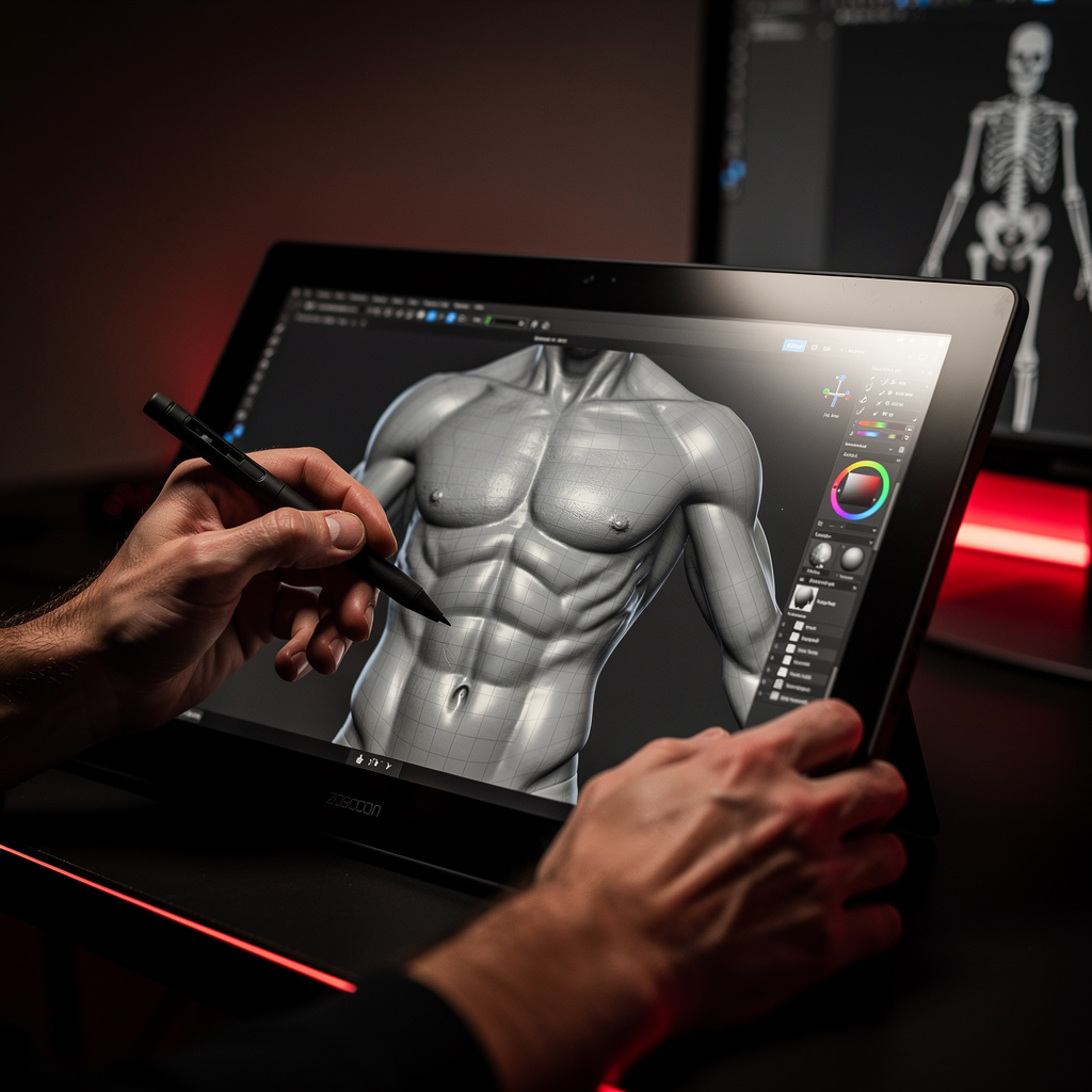 ZBrush ile Dijital Karakter Anatomisi