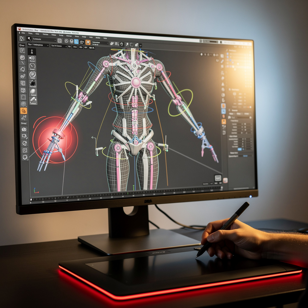 Maya'da Karakter Rigging