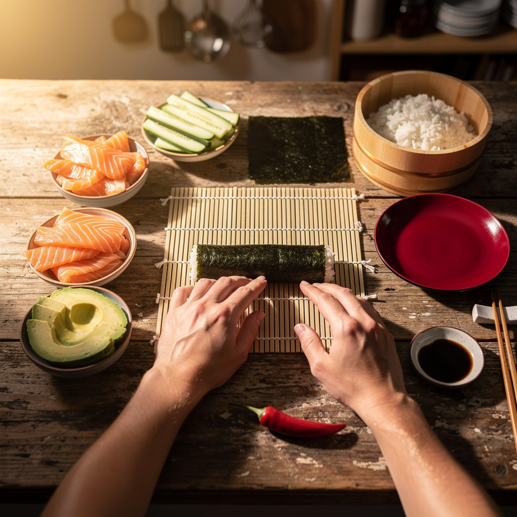 Evde Sushi Yapımı