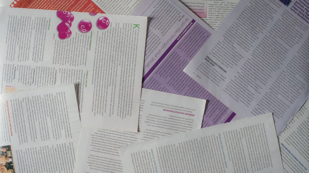 student researching paper